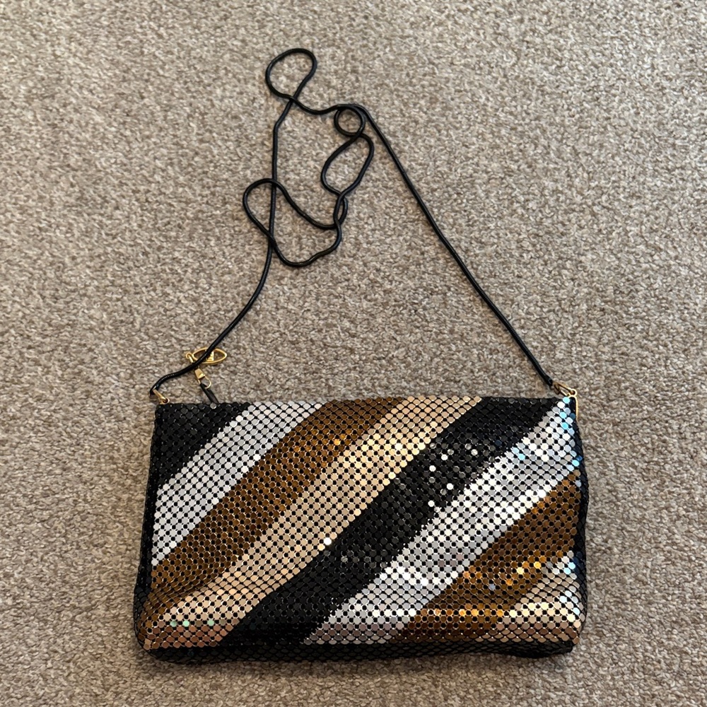 Elegant Black and Gold Women's Bag